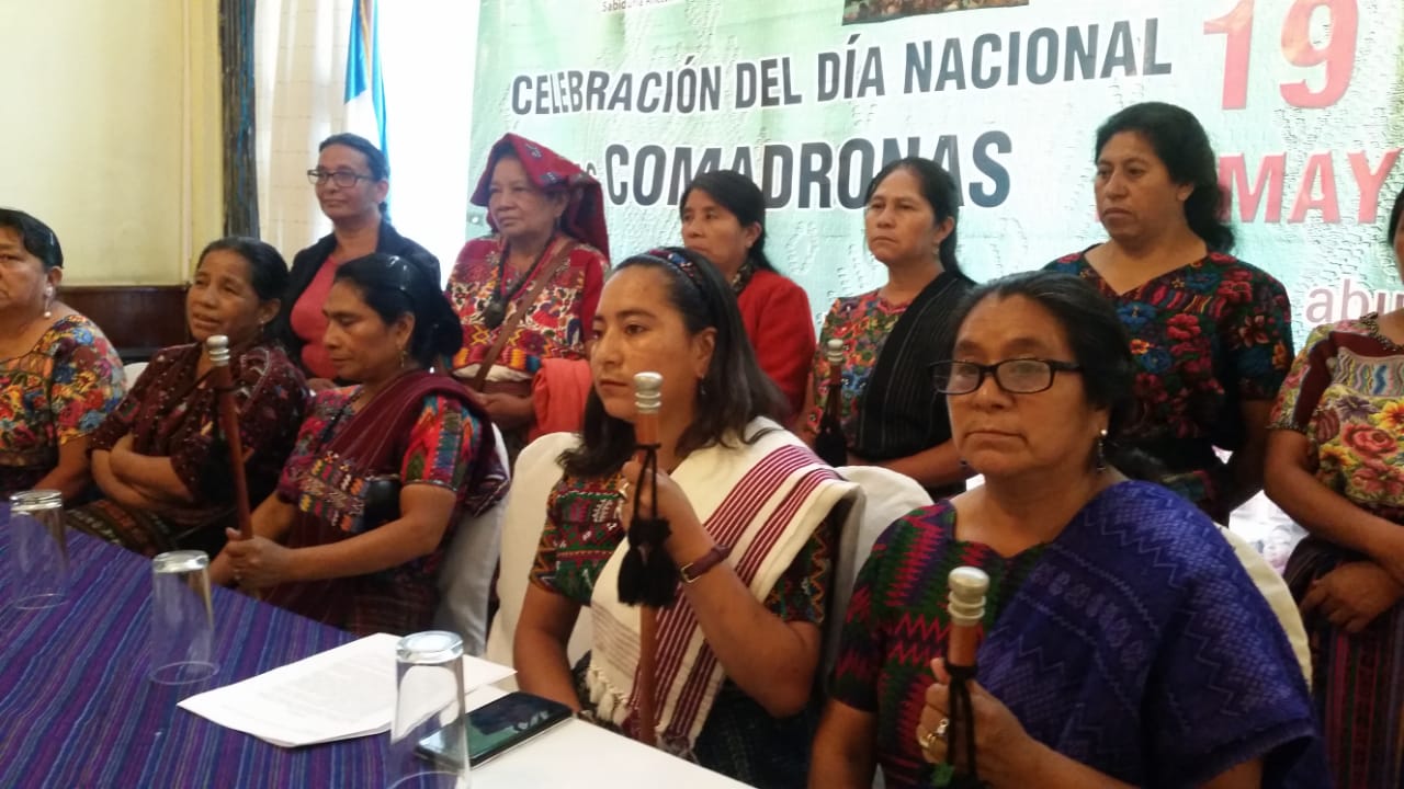 Pronunciamiento en el marco de la Celebración Nacional de las Comadronas en Guatemala del 19 de mayo