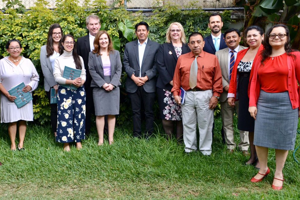 Intercambio con actores de justicia de organizaciones de Guatemala y Canadá