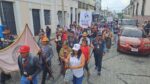 Caminata que exige la libertad de las autoridades indígenas Luis Pacheco y Héctor Chaclán de 48 Cantones en 2023